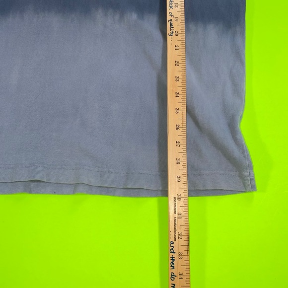 Calvin Klein Jeans Mens Tie Dye T Shirt Blue Ombre Relaxed Fit Size L - Picture 4 of 6